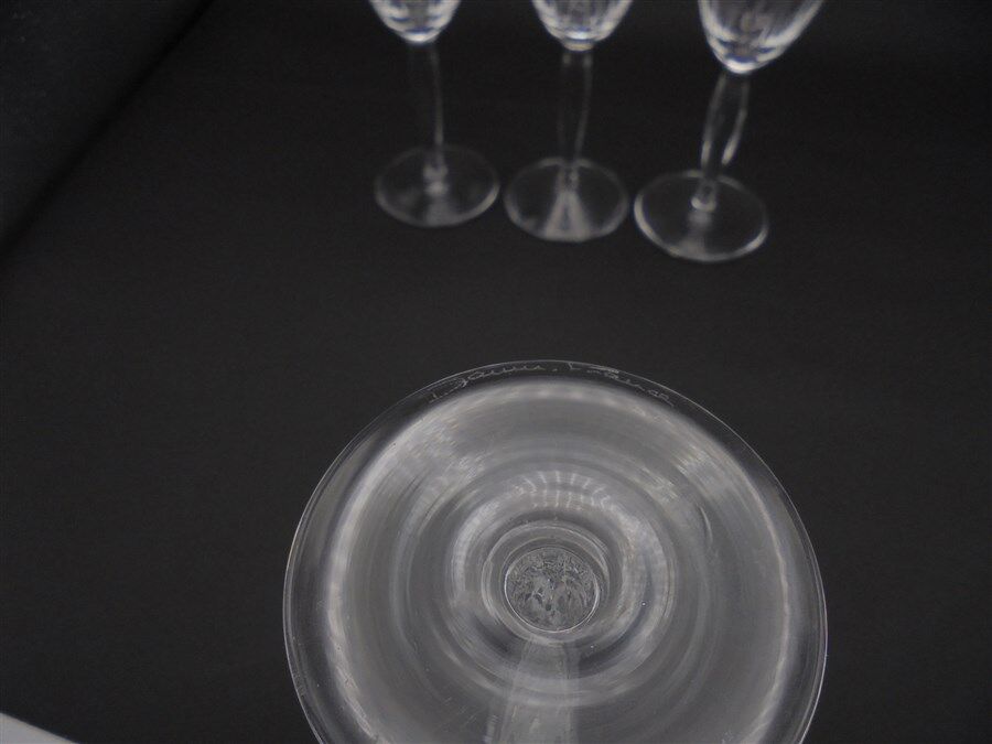 Crystal glasses daum