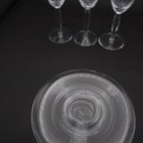 Crystal glasses daum