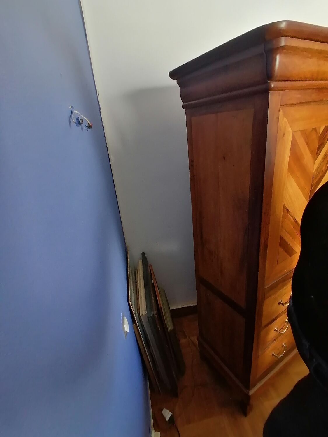 19th century elm secretary