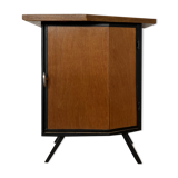 Bedside, wood, asymmetrical, vintage