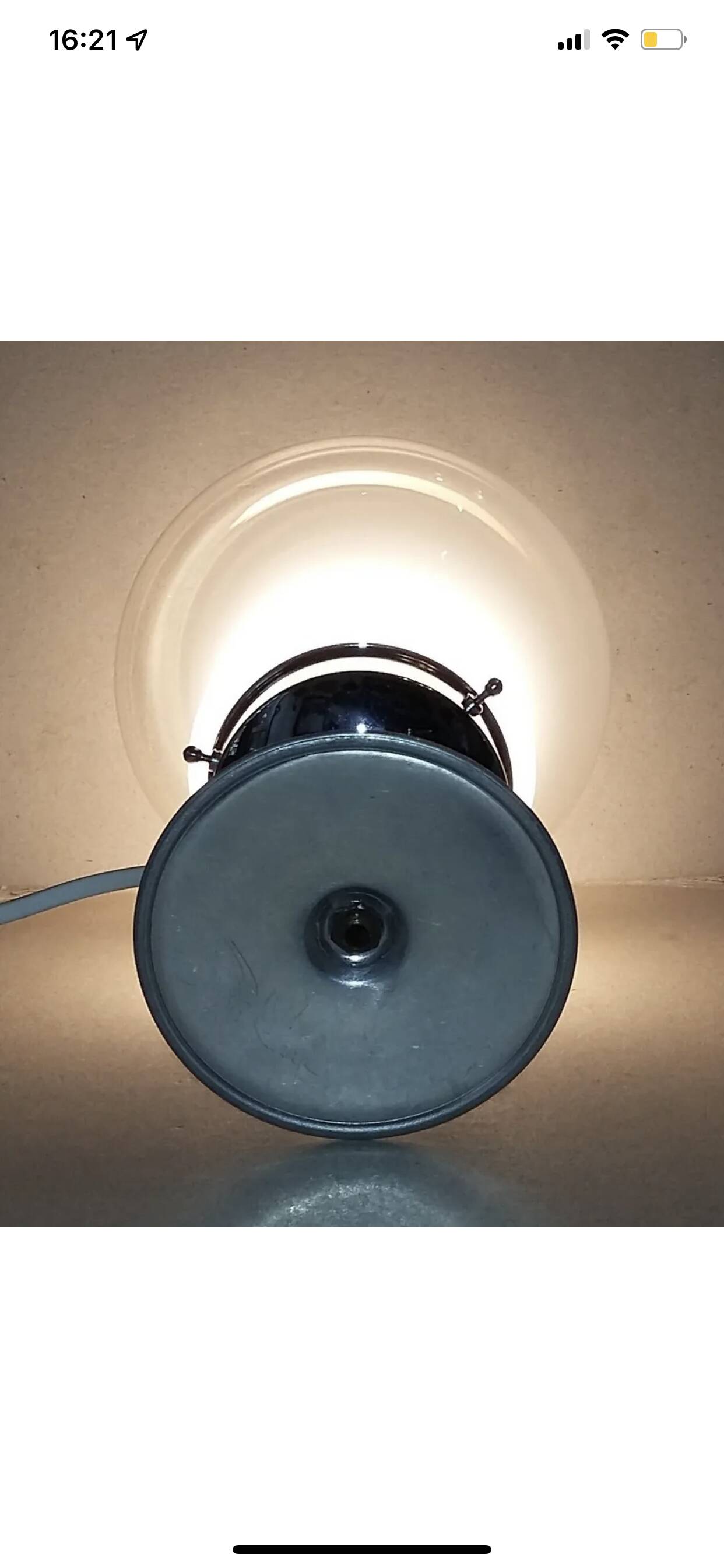 Italian vintage lamp in Murano glass 1970