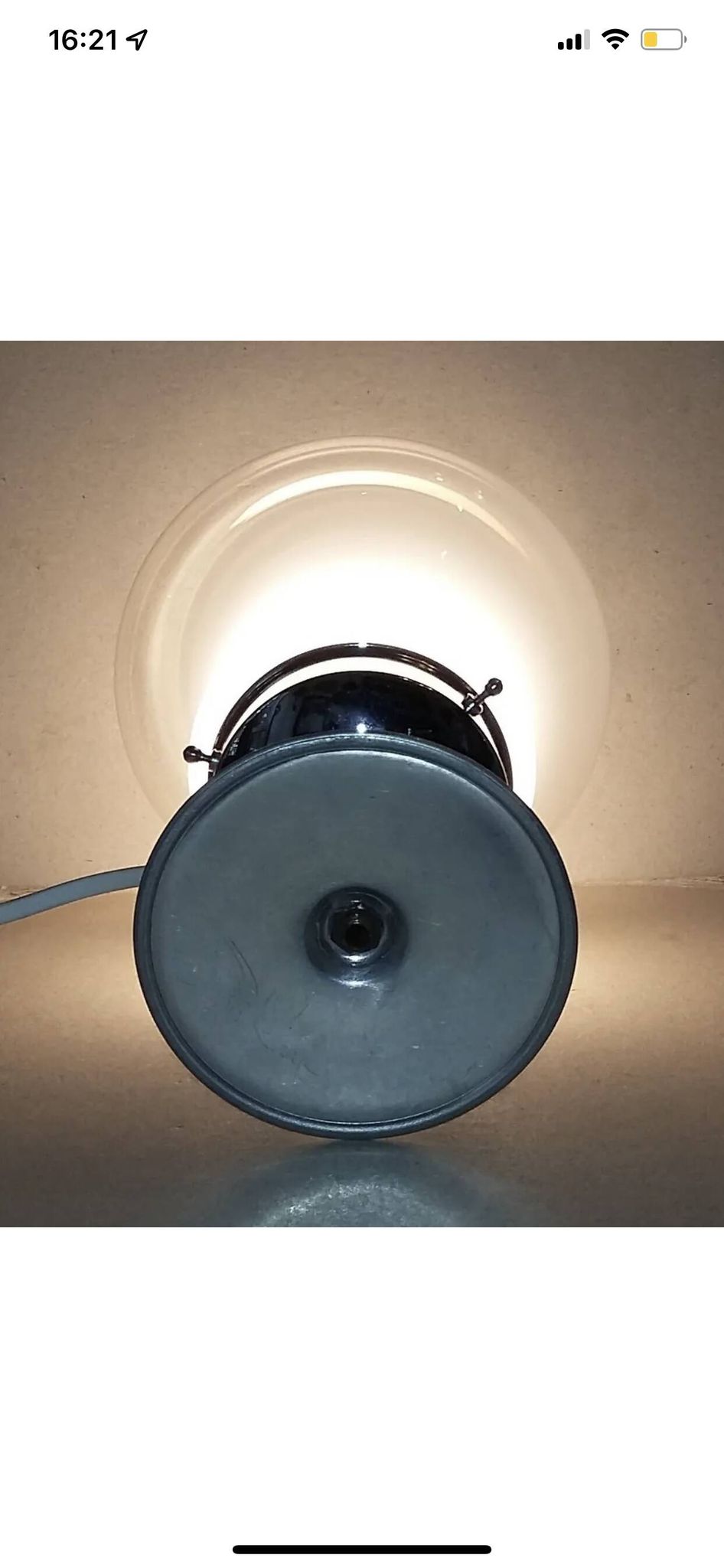 Italian vintage lamp in Murano glass 1970