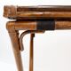 Mid-century colonial style bamboo folding table