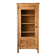 Antique glass-fronted cabinet in solid wood – restored family piece