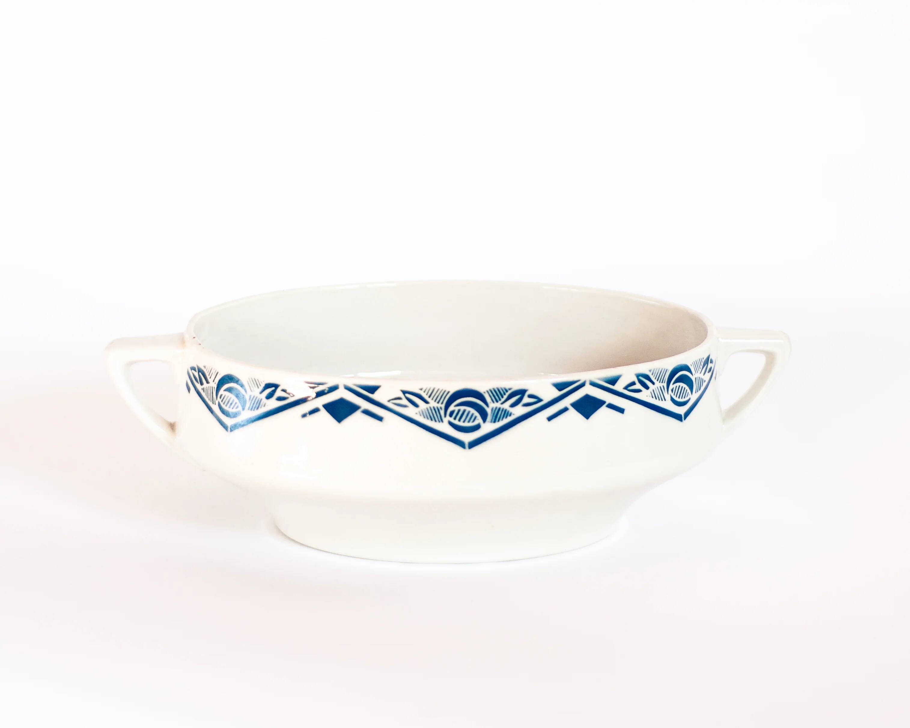 Rustic French serving bowl