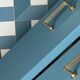 Grey blue vintage dresser
