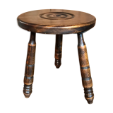 Vintage low stool 1970