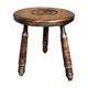 Tabouret bas  vintage 1970