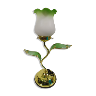 Tulip flower lamp to put down