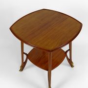 Pedestal table "Olga" by Louis Majorelle in mahogany, France, circa 1900