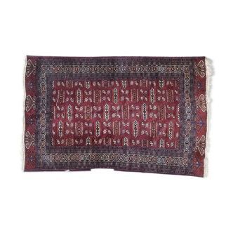 Vintage 115 X 182 CM hand made Bukhara tekke Turkmen carpet