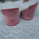 Lot de 2 fauteuils crapaud vintage 