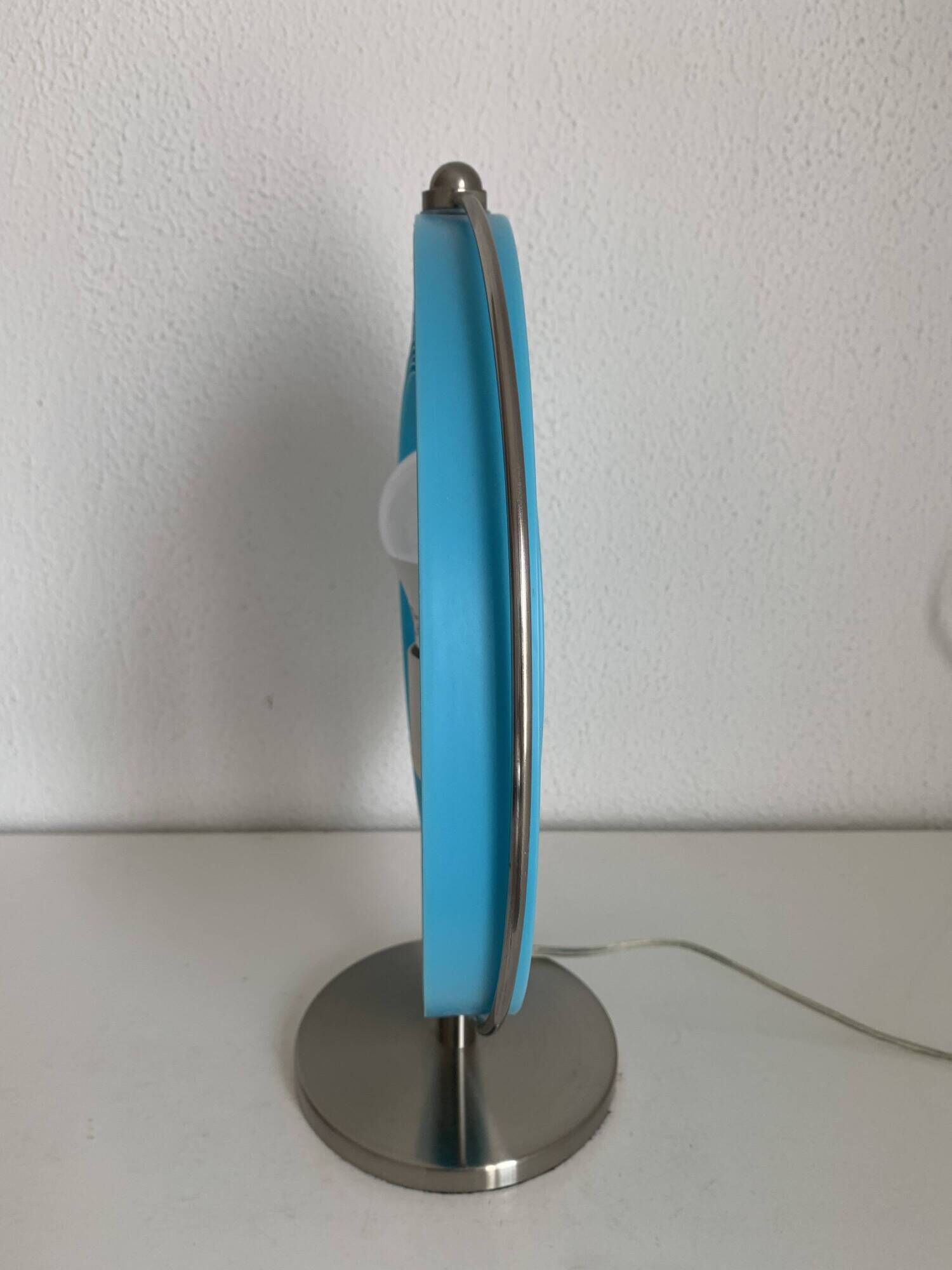 Vintage 1980 Kare Moon blue lamp - 37 cm