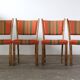 Set of 4 Vintage Danish Oak Dining Chairs, Henning Kjærnulf Style, 1960s