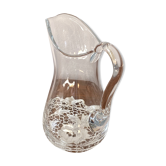 Large Vintage Sèvres Crystal Water Jug / Pitcher / Carafe Signed
