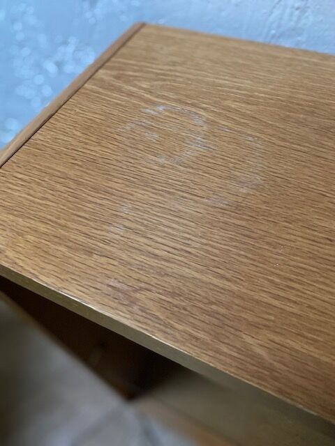 Wood and glass console