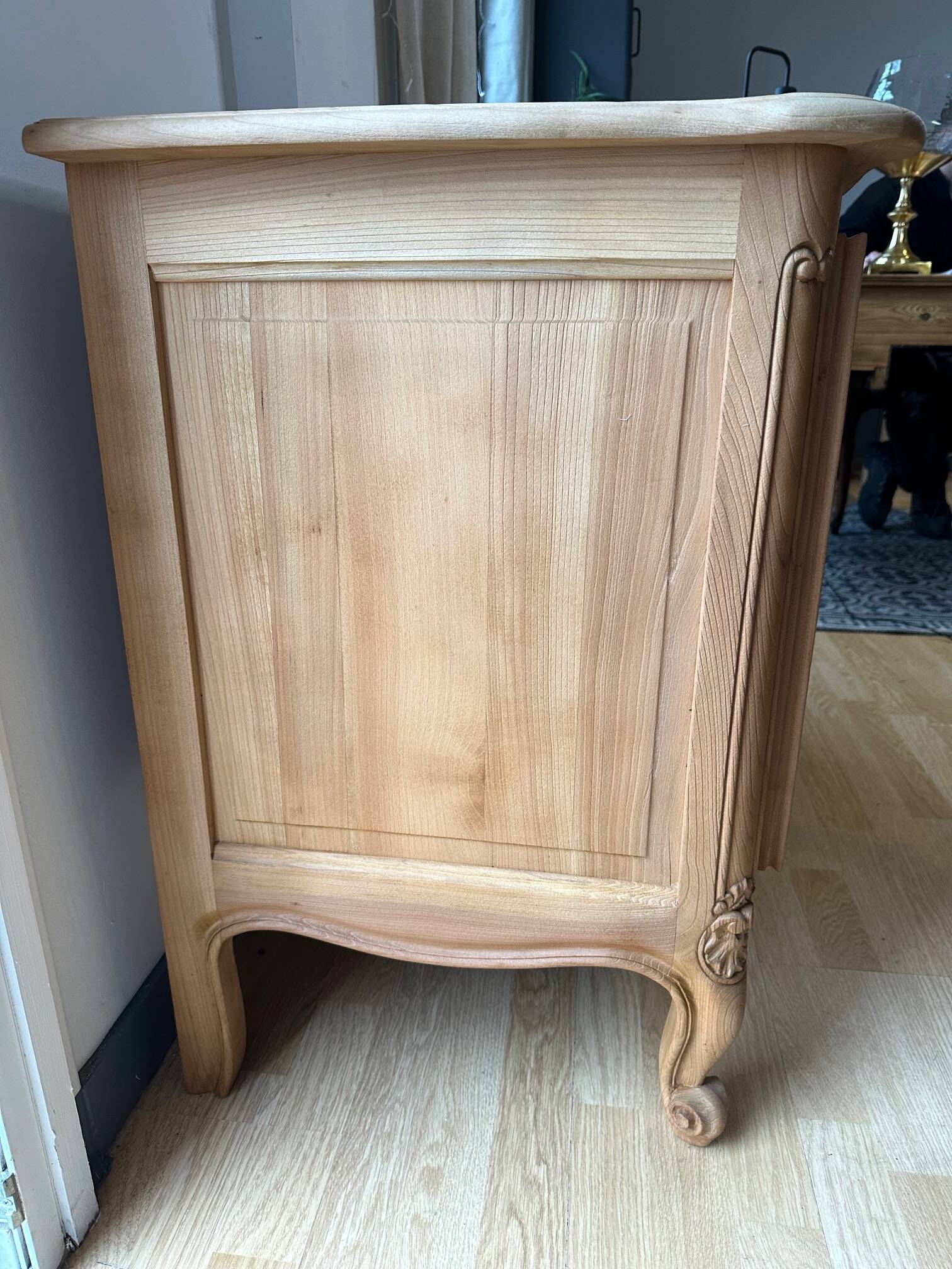 airbrushed bar cabinet