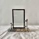 Art Deco photographic frame in marble and glass