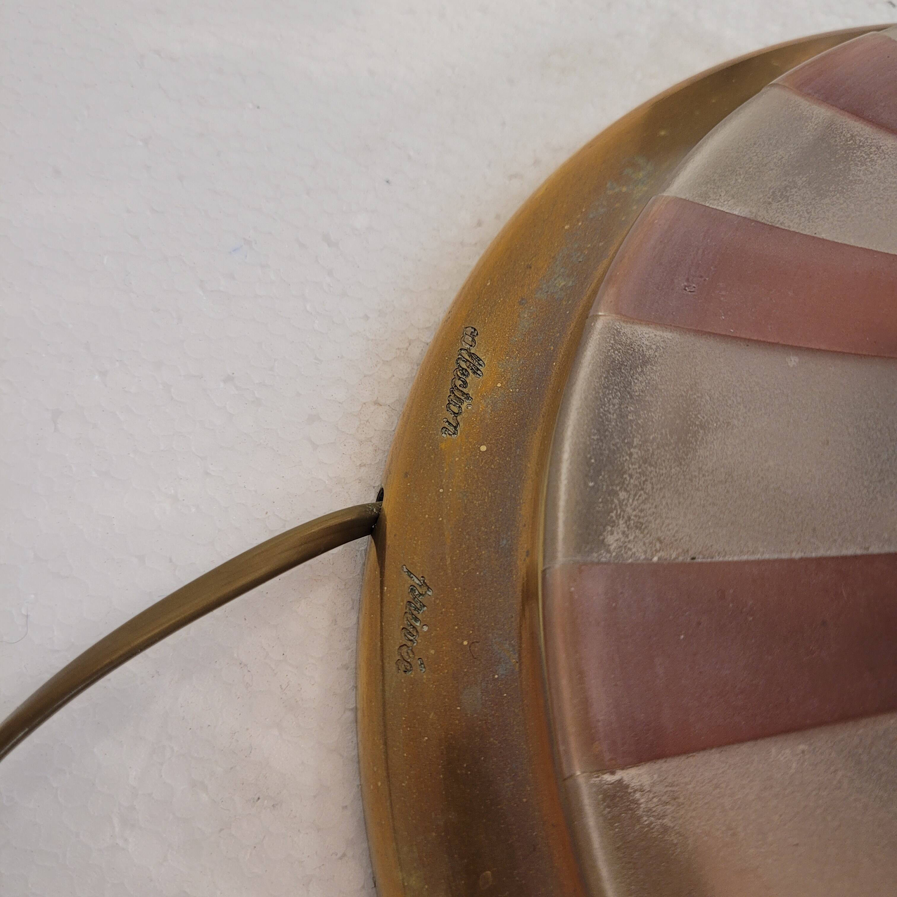 Table lamp, firmed Suberville, Art Nouveau, double glass, s. xx