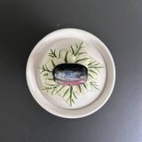 Olive slip sugar bowl