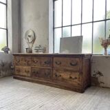 XXL walnut silk loom furniture from the 50s