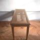 Wood and cane bench Gustave Serrurier Bovy 1900 Art Nouveau