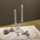 Ancient art deco glass candlestick