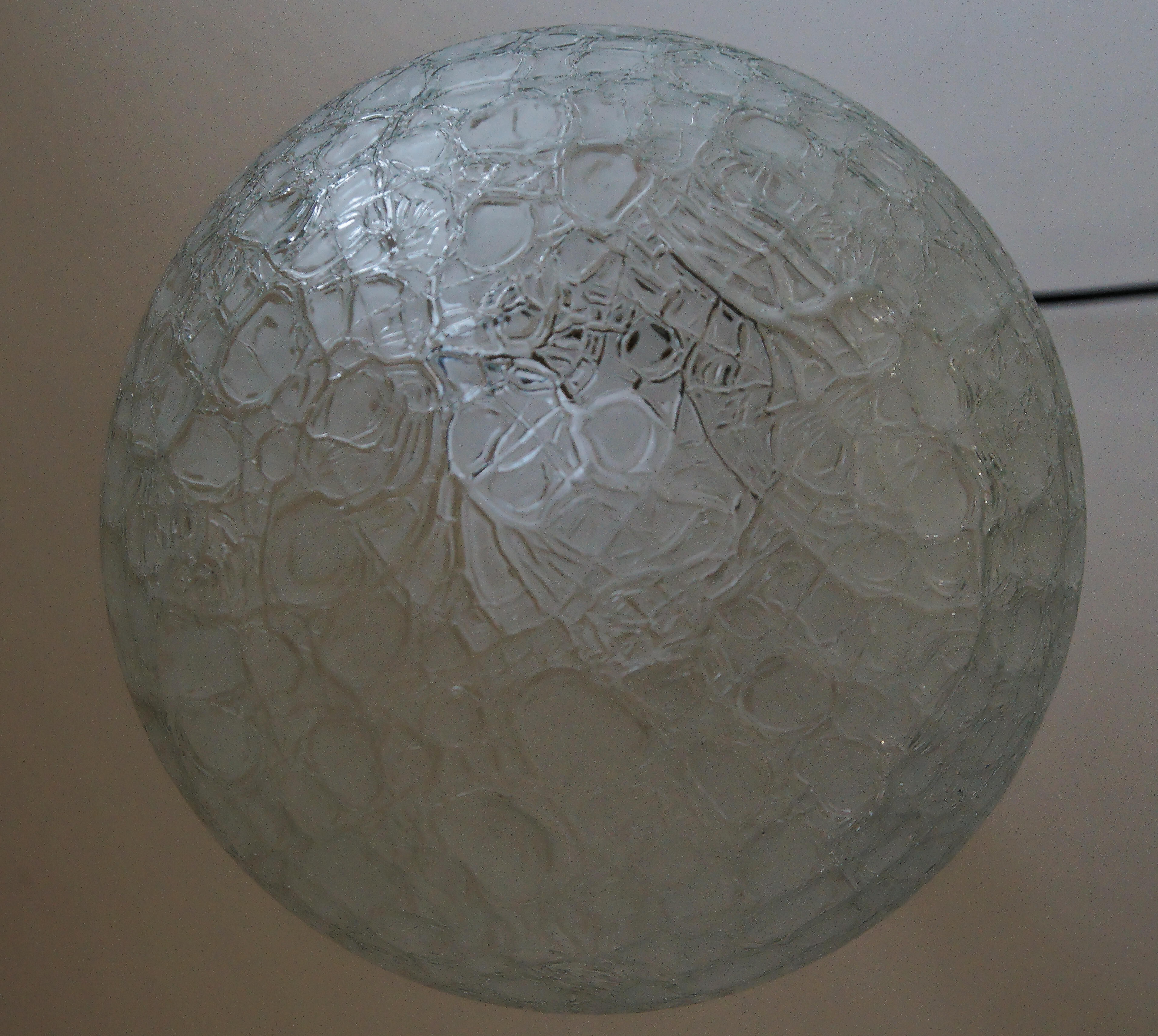 Large Handblown Glass Pendant from Doria Leuchten, 1960s