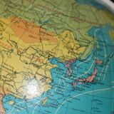 Terrestrial globe cardboard TARIDE 1979
