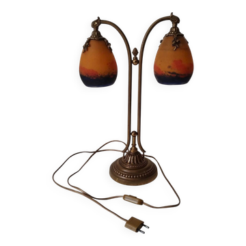 Table lamp signed "Degué"