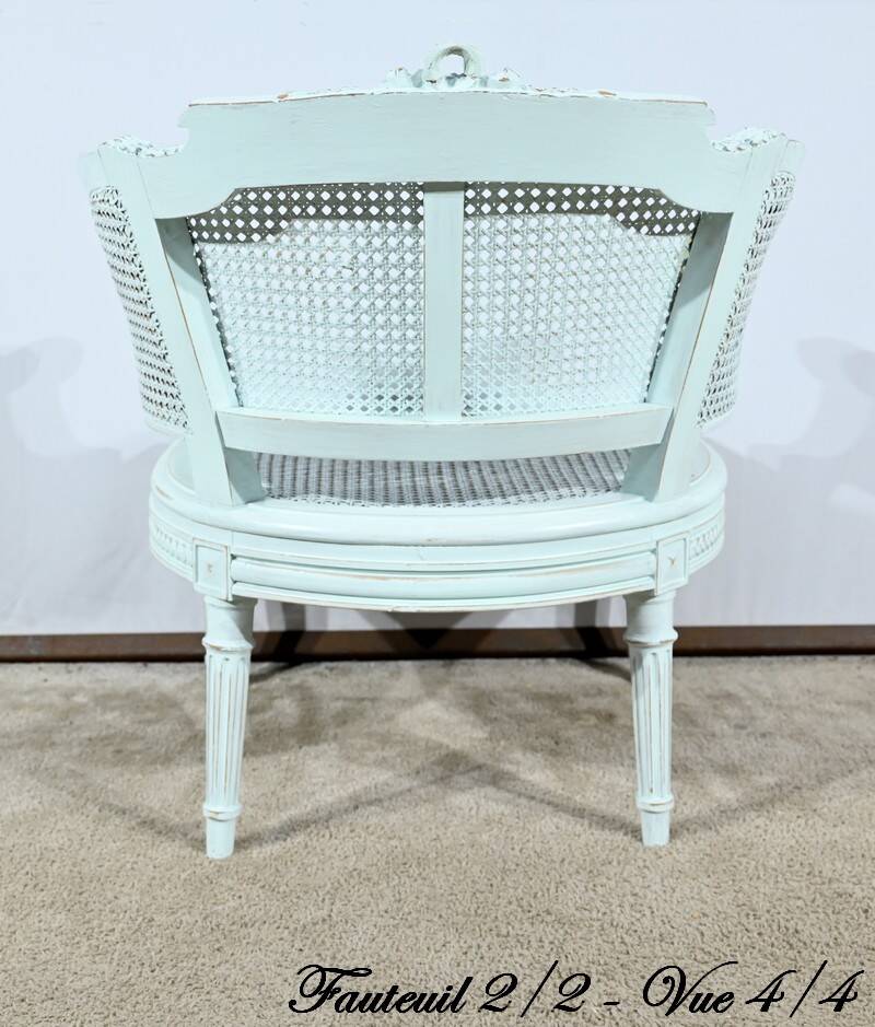 Broken Beech Duchess with Rechampi, Louis XVI style – 2nd part of the 19th century