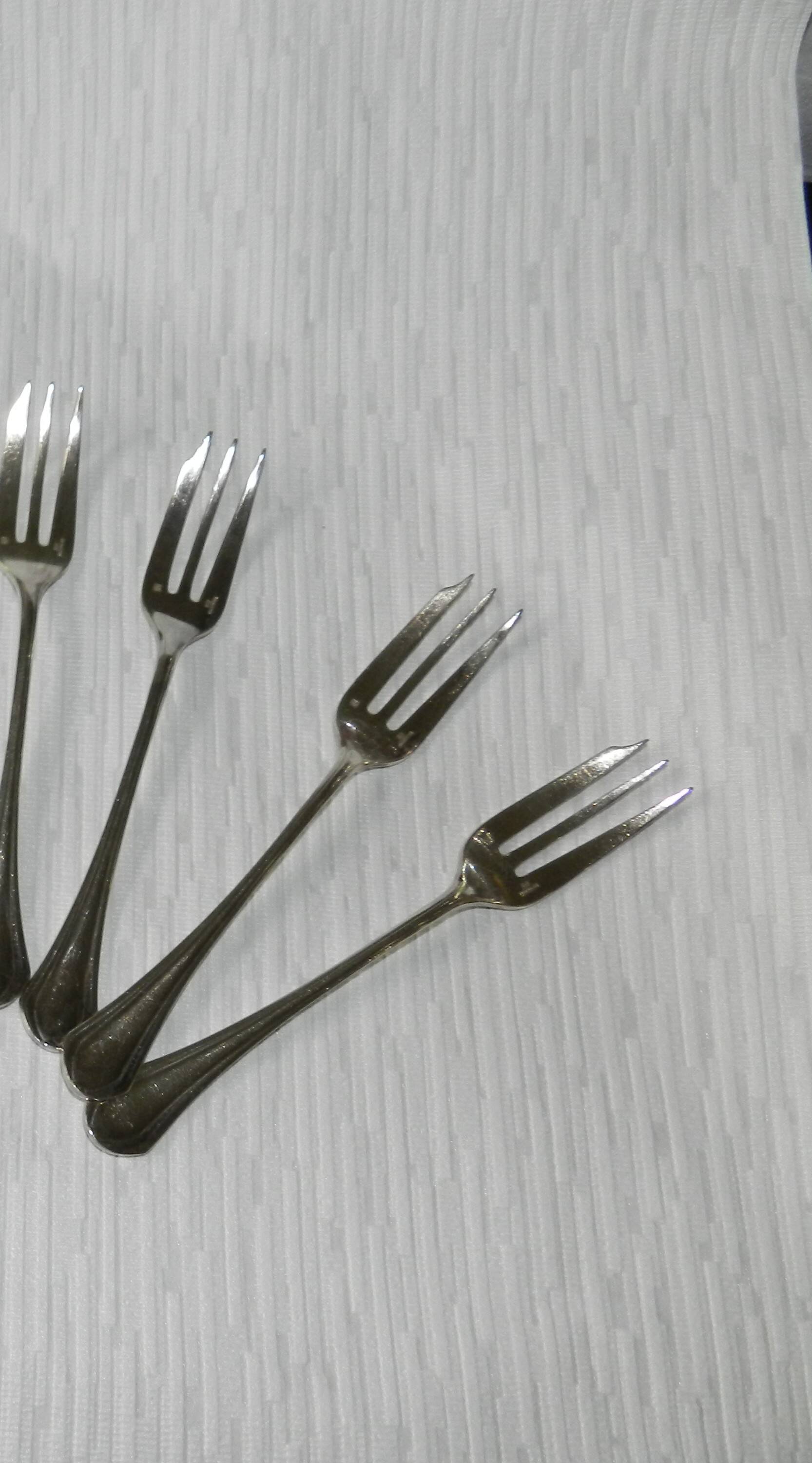 Christofle 12-piece cake fork set