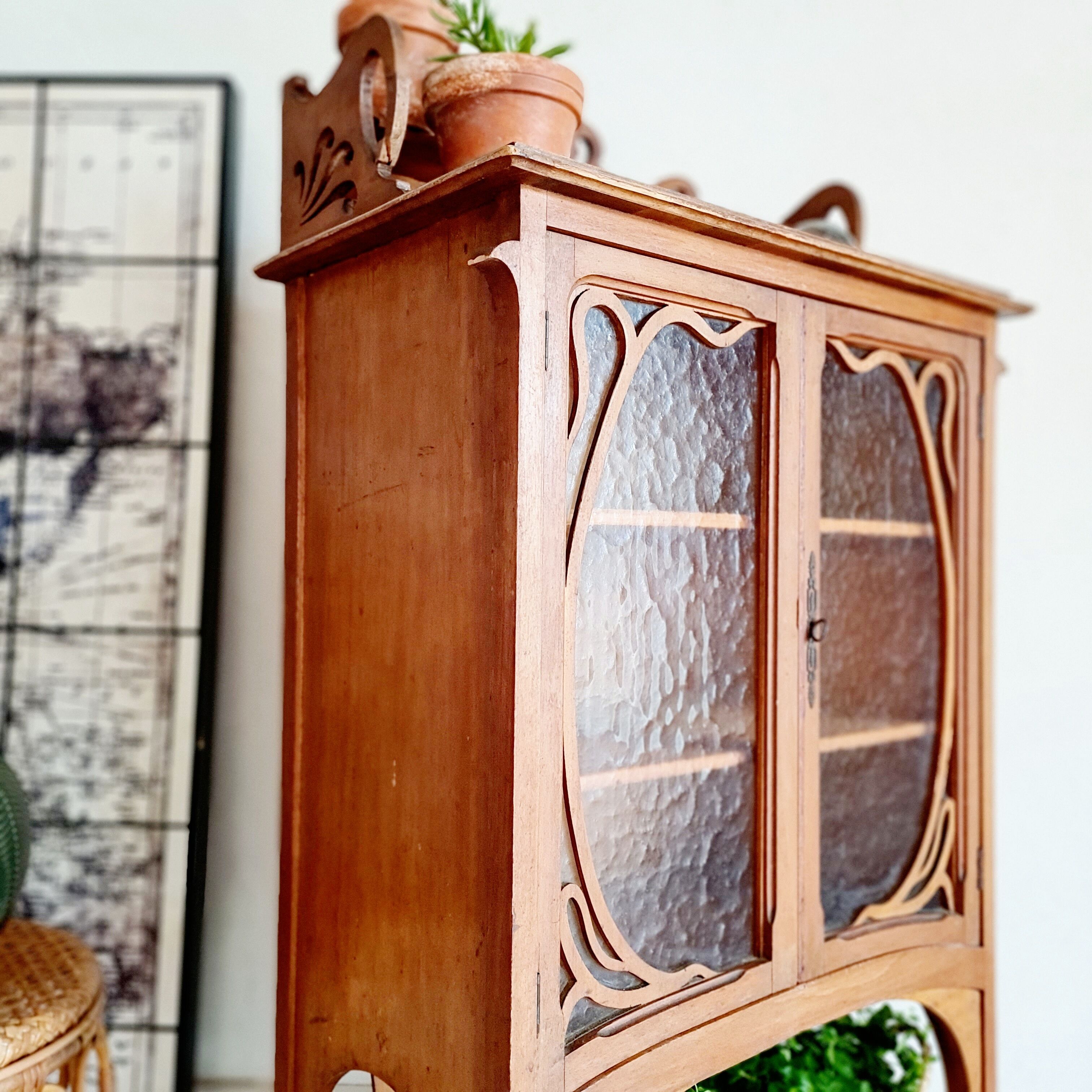 Showcase library old Art Nouveau era