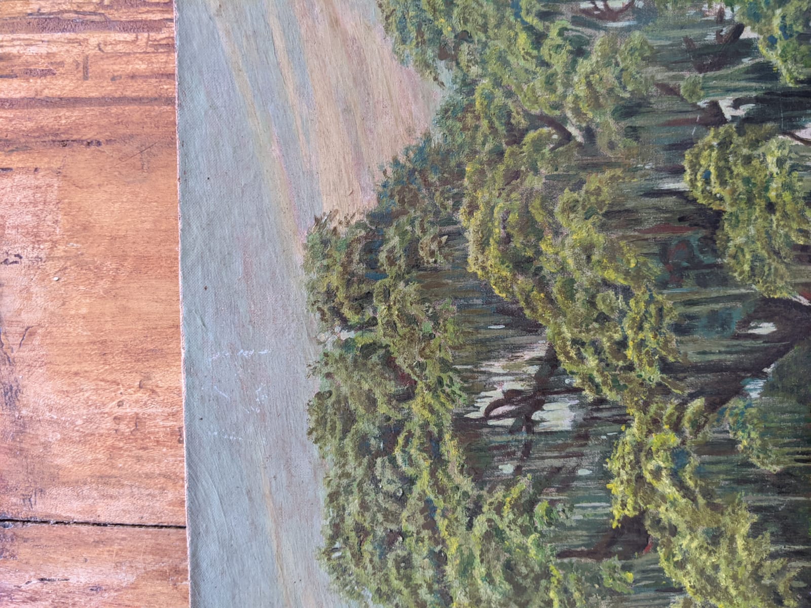 J.Ryck oil painting on cardboard