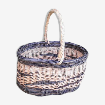 Handmade wicker basket