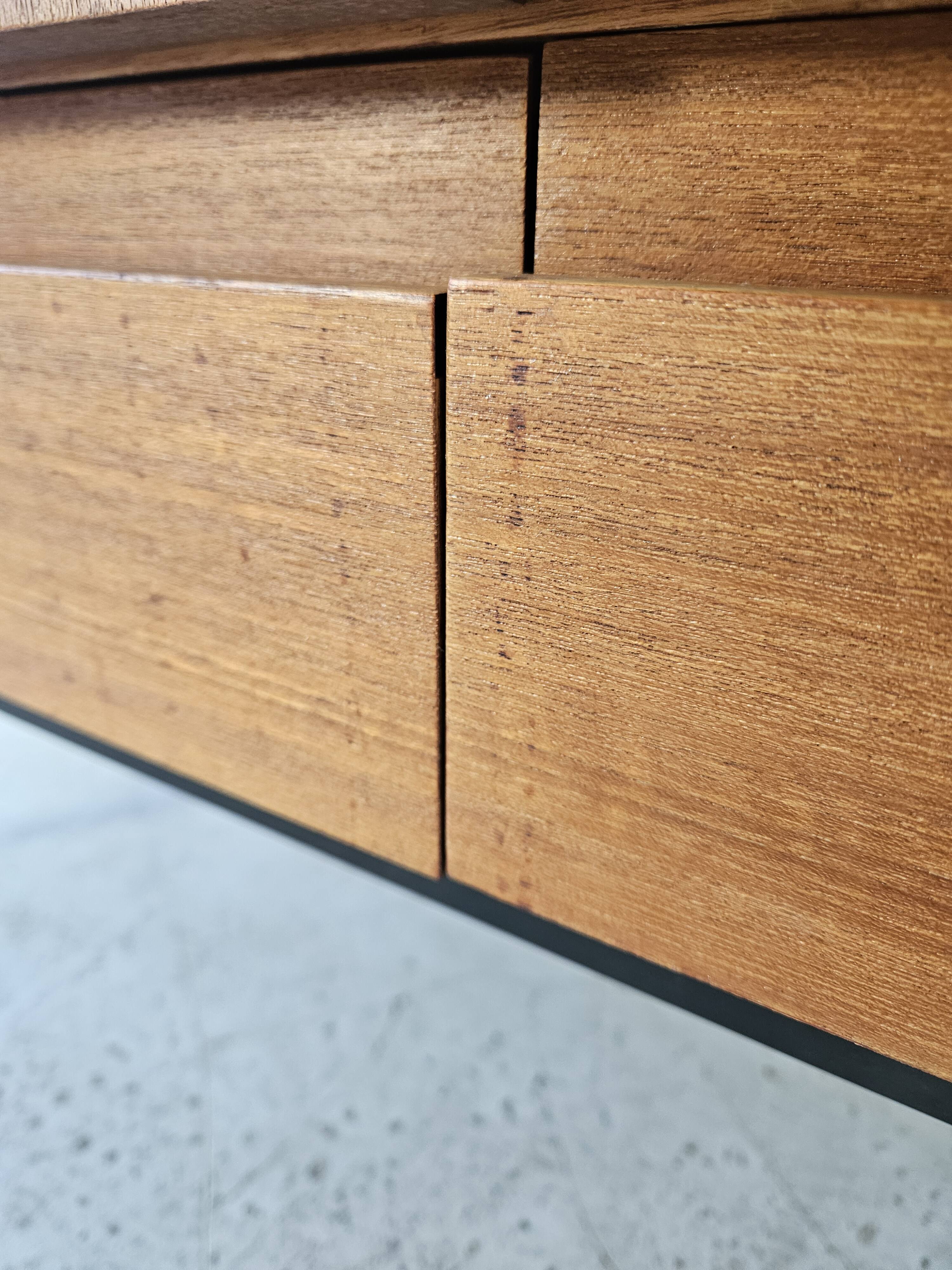 S21 highboard by Dieter Waeckerlin in teak, 1960s.