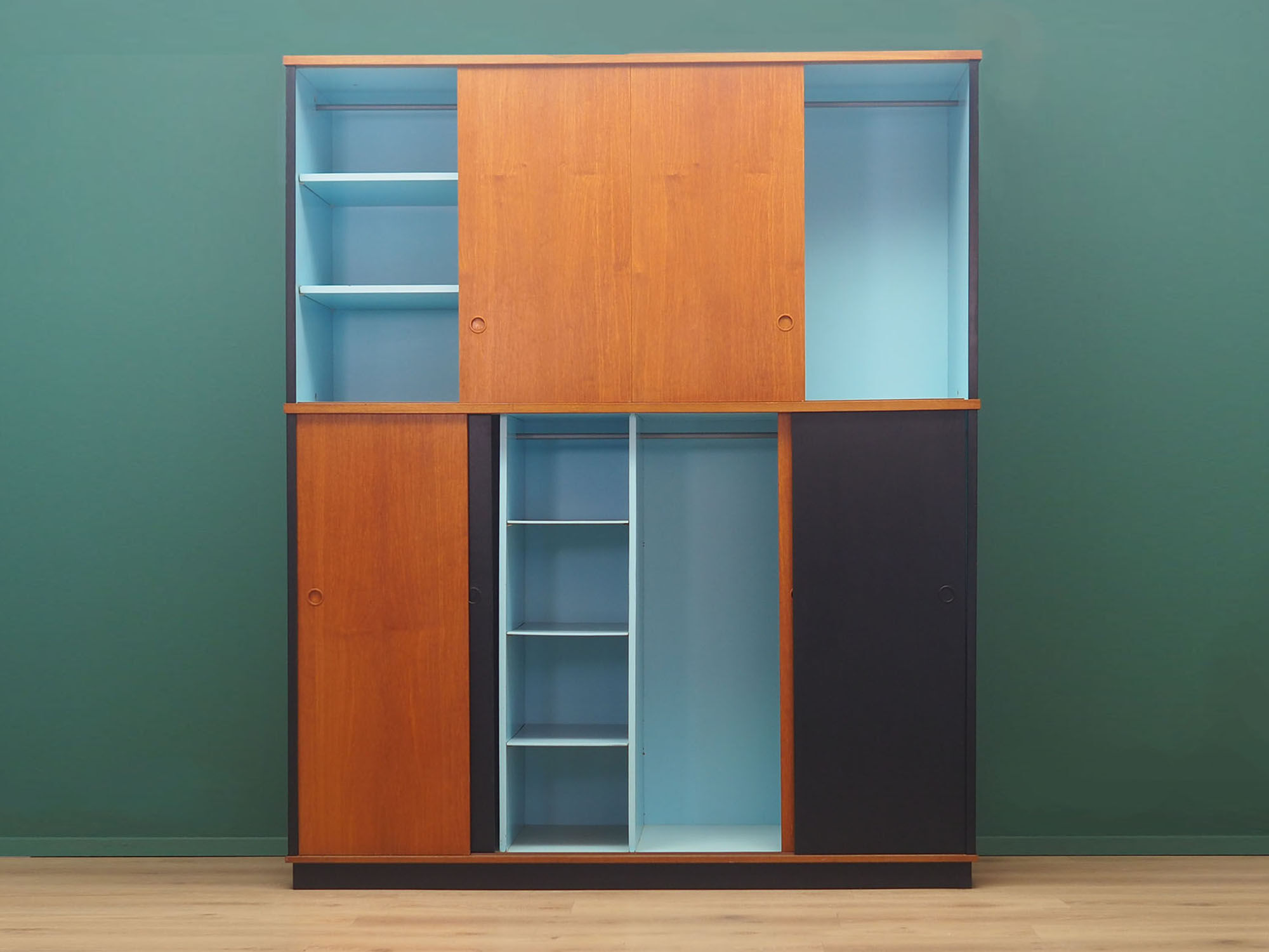 Teak wardrobe, scandinavian design, 1970s, manufacturer: Sweden