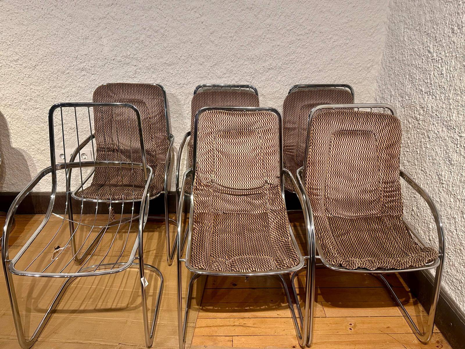 6 willy rizzo armchairs