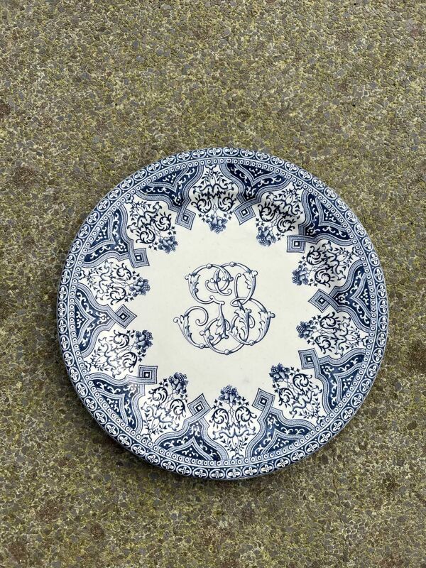 Gien - rare série partie de service de château français