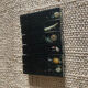 Knife doors in resin shells fifties