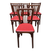 6 Baumann bistro chairs Nr 12 fanett 1960