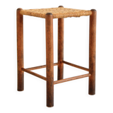Vintage rope and wood stool