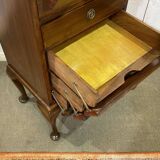 English mahogany music cabinet, early 20th century