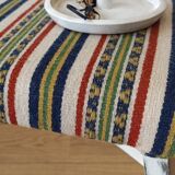 Wooden bench in vintage style.