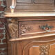 Antique oak sideboard, Louis XV rococo style, late 19th century.