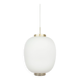 Suspension vintage danoise Kina par Bent Karlby, Lyfa, 1946