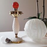 Art deco opaline lamp