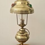 Lampe style art nouveau laiton