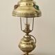 Art Nouveau style brass lamp