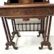 Bureau a gradins en bois décoré de pyrogravures XIX siècle